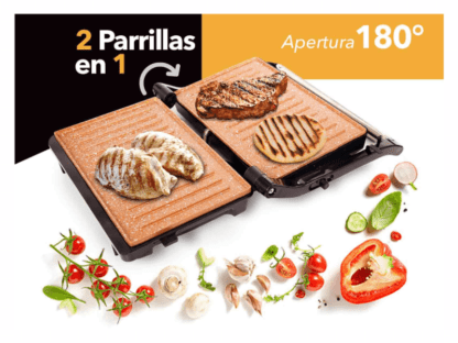 SANDUCHERA PANINI GRILL HE ASADOR HOME ELEMENTS - Imagen 6