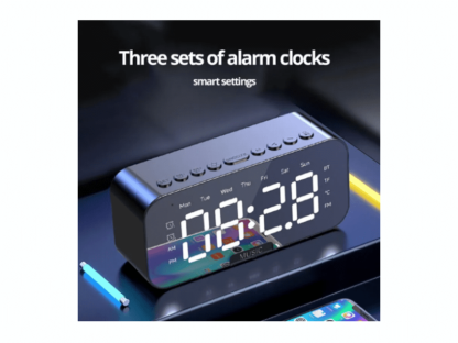 RELOJ DIGITAL LED CON ALTAVOZ - Imagen 2