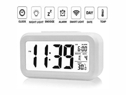 DESPERTADOR DIGITAL LED CON RETROILUMINACIÓN - Imagen 2