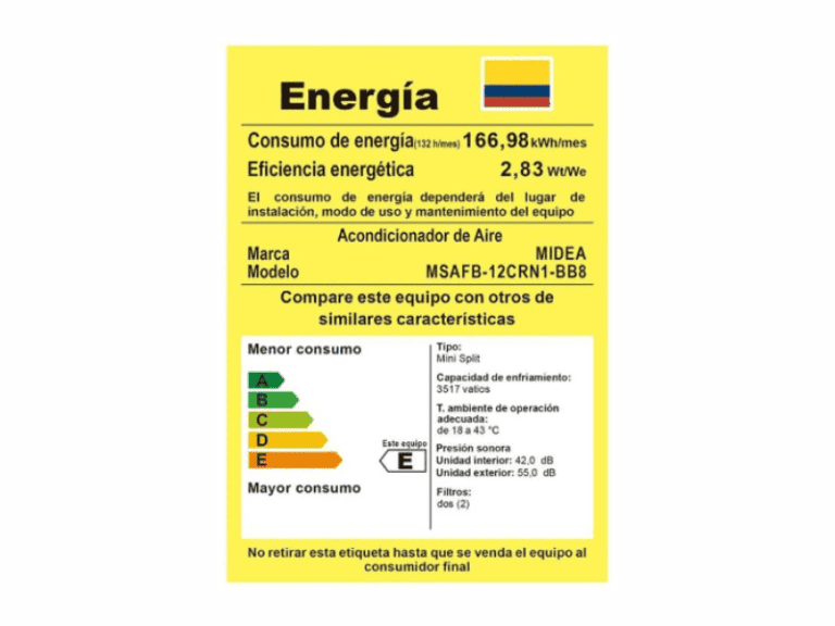 AIRE ACONDICIONADO MINISPLIT 12K MIDEA CONVENCIONAL (110V) - Imagen 4