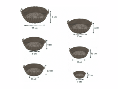 BANDEJA DE SILICONA PARA AIRFLAYER SET * 6 UNIDADES