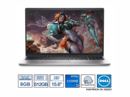 COMPUTADOR PORTATIL DELL 15 1235U / 15,6" / 8GB / 512 SSD